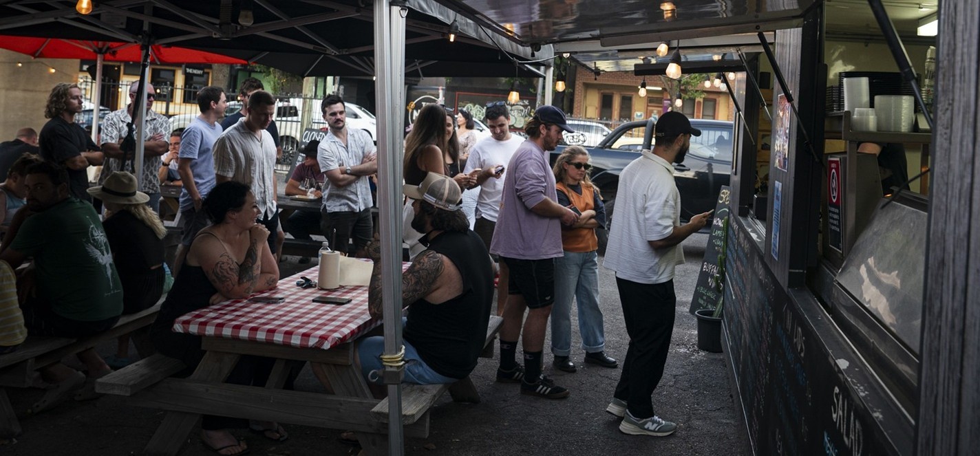 The Lot Smokehouse exterior - BBQ restaurant Islington Newcastle